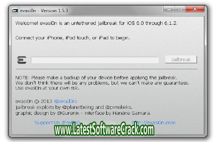 evasi0n-win-1.5.3 free Download with Crack