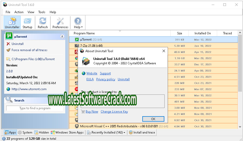 Uninstall Tool 3.7.0.5690 Free Download with Patch