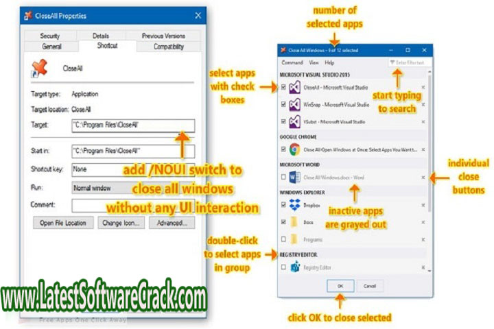 Close All Windows 5.2 Free Download with Crack