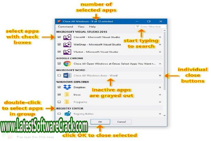 Close All Windows 5.2 Free Download with Patch