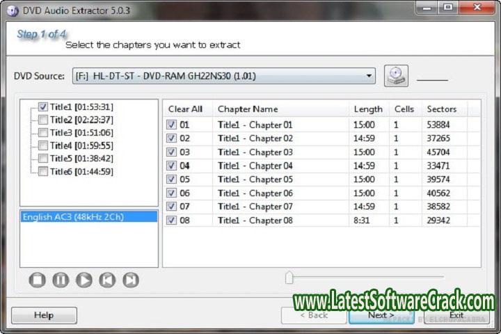 DVD Audio Extractor 8.4.0 Free Download with Patch