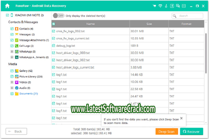 Eassiy Android Data Recovery 5.0.8 Free Download with Crack