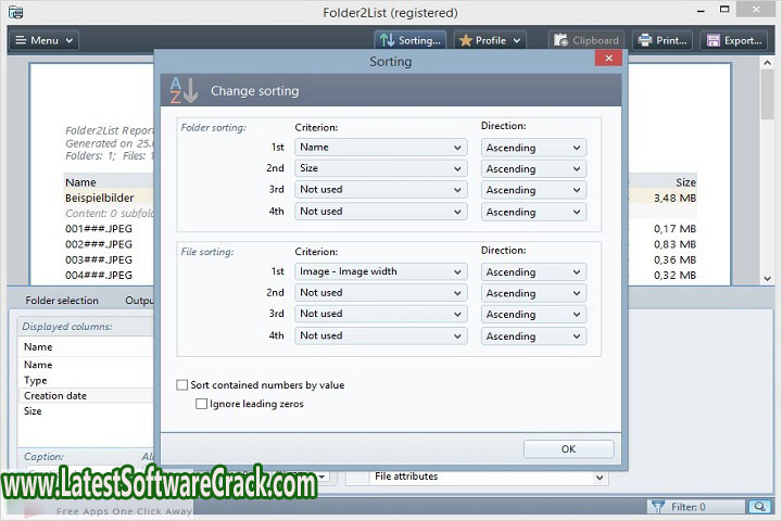 Gillmeister Folder2List 3.26.3 Free Download with Patch