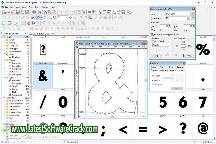 High Font Creator 14.0.0.2877 Free Download With Patch