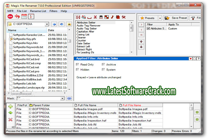 ReNamer Pro 7.4.0 Free Download with Crack