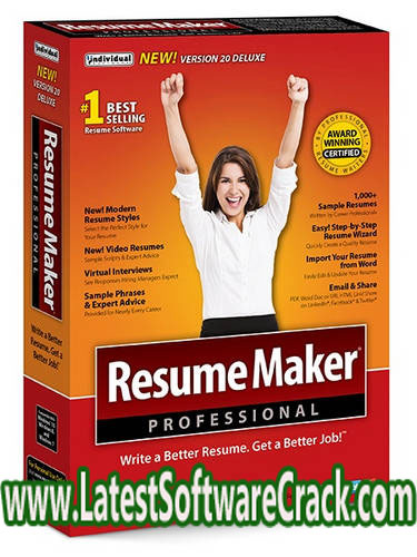 ResumeMaker Professional v20.2.0.4036 Free Download ResumeMaker Professional v20.2.0.4036 Free Download