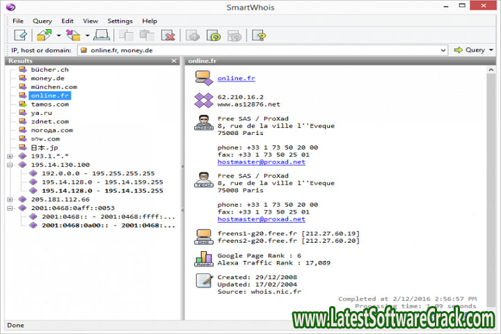 SmartWhois 5.1.294 Free Download with Patch SmartWhois 5.1.294 Free Download with Patch