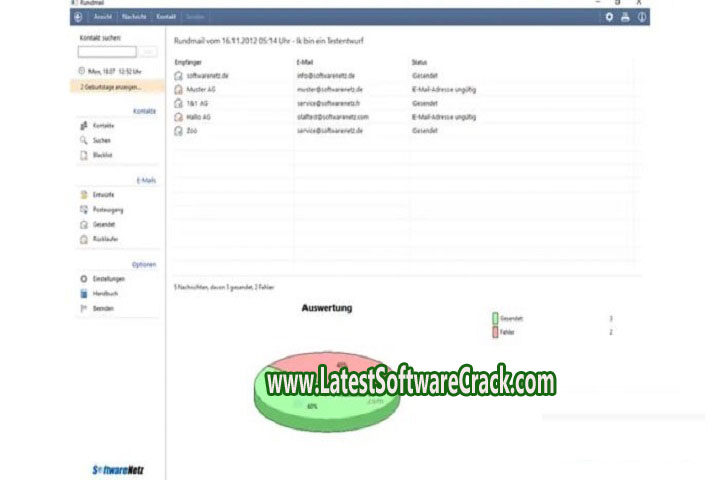SoftwareNetz Mailing 1.58 Free Download with Crack