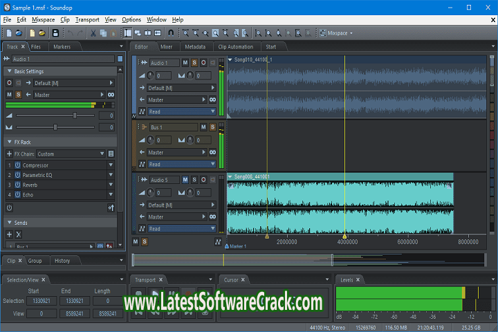 Soundop Audio Editor v1.8.14.20 Free Download With Crack