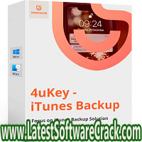 Tenorshare 4uKey iTunes Backup 5.2.23.6 Free Download