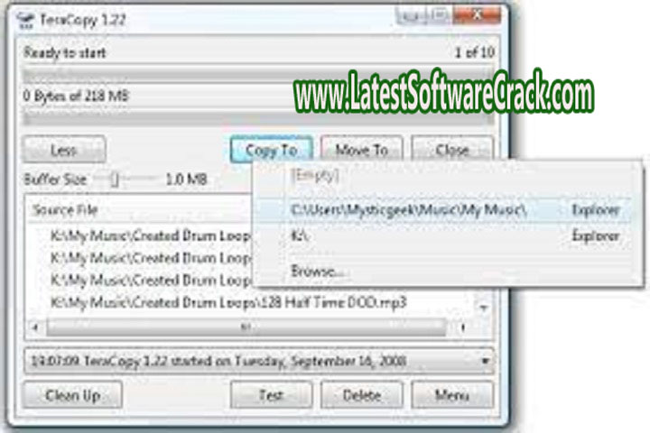 Teracopy227 1.0 Free Download with Patch