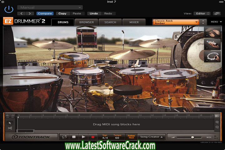 Toontrack Legacy Of Rock SDX v1.0.1 Free Download with Patch