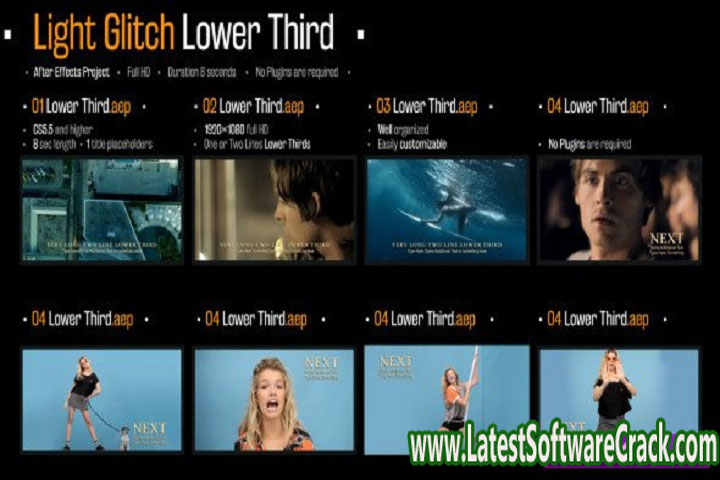 VideoHive 100 Lower Thirds 39770230 Free Download with Crack VideoHive 100 Lower Thirds 39770230 Free Download with Crack