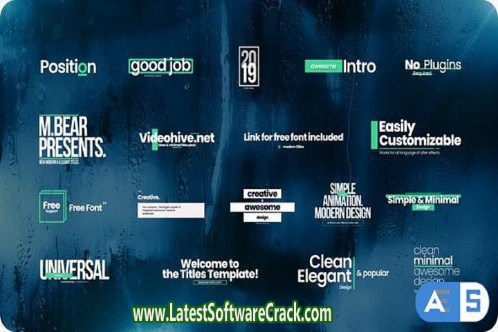 VideoHive Elegant Titles Opener 40077065 Free Download with Patch