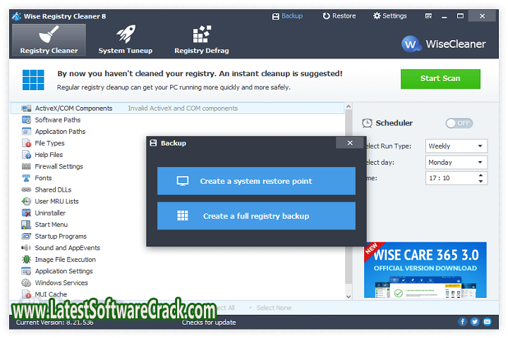 Wise Registry Cleaner Pro v10.8.1.702 Free Download With Crack