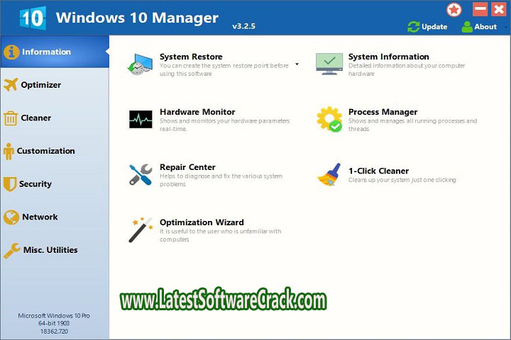 Yamicsoft Windows Manager 3.7.0 Free Download With Patch