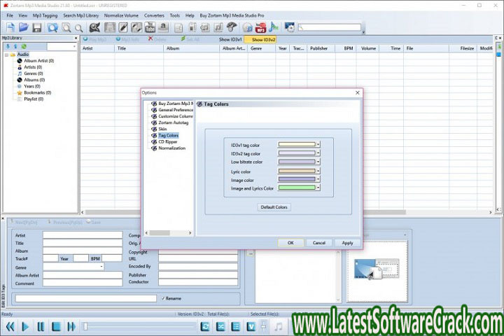 Zortam Mp3 Media Studio Pro 30.05 Free Download with Crack
