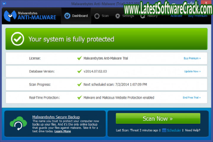 Malwarebytes Anti Malware v 1.75.0.1300 Free Download with Patch