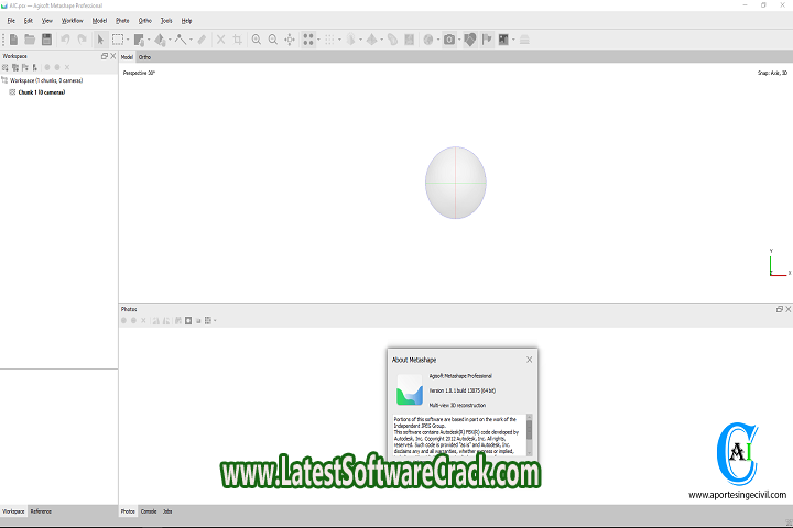 Agisoft Metashape Professional 1.8.5 Free Download With Patch