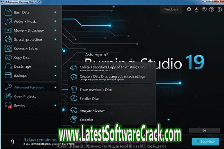 A shampoo Burning Studio 24.0 Free Download with Patch