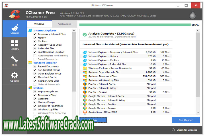 CCleaner Slim Edition v6.07.10191 Free Download with Crack