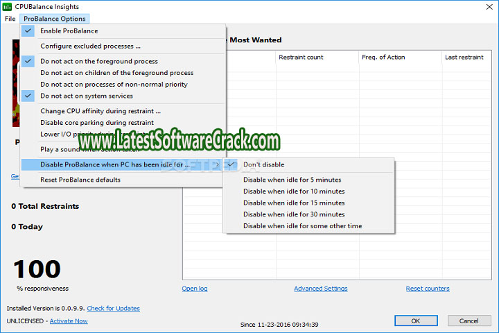 CPU Balance 1.3.0.8 Free Download with Patch