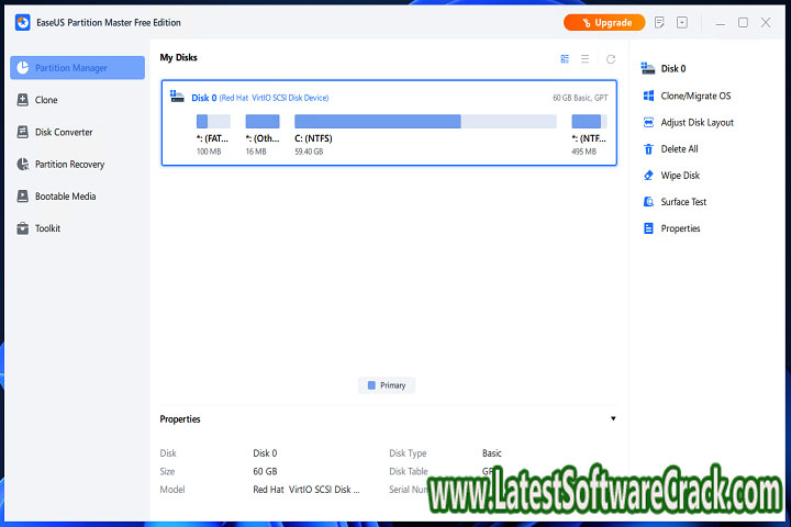 Ease US Partition Master 17.6.0 Build 20221130 Free Download with Patch