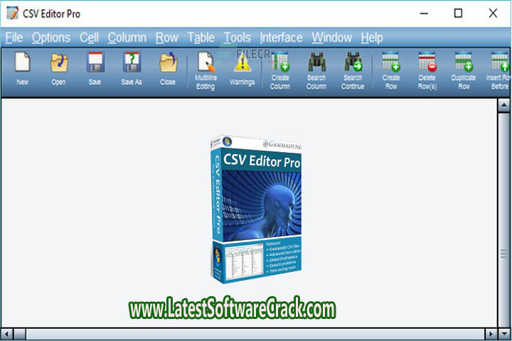 Gammadyne CSV Editor 24.1 Free Download With Crack