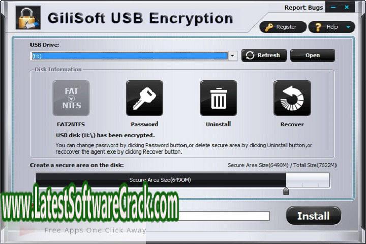 Gili Soft USB Stick Encryption 12.1 Free Download with Crack