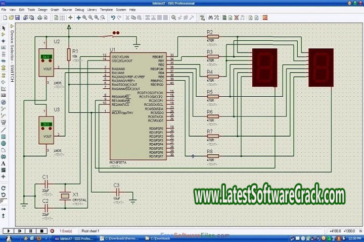 Proteus Professional 8.15 SP1 Build 34318 Free Download with Patch