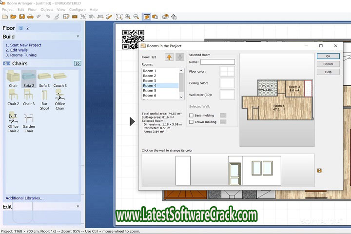 Room Arranger 9.7.1.629 Free Download with Patch