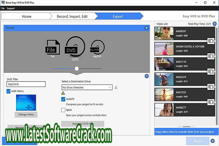 Roxio Easy VHS to DVD Plus v 4.0.2.27 Free Download with Crack Roxio Easy VHS to DVD Plus v 4.0.2.27 Free Download with Crack