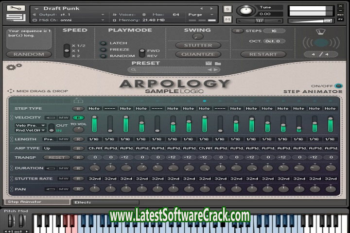 Sample Logic ARPOLOGY 1.0 Free Download with Crack