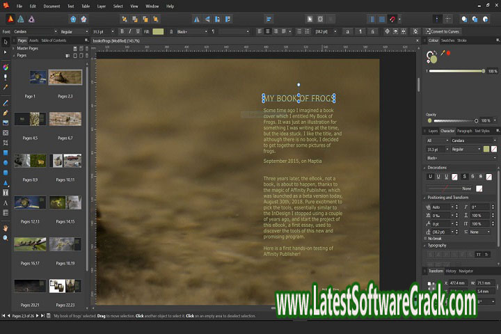 Serif Affinity Publisher 1.10.5.1342 Free Download with Crack
