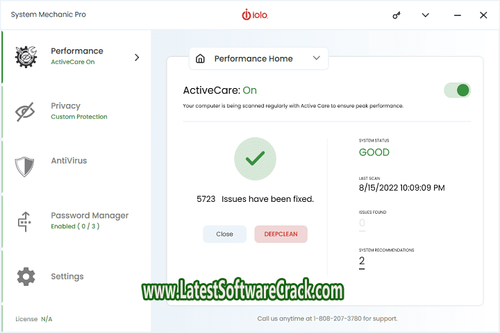 System Mechanic Pro v22.5.2.75 Free Download With Crack