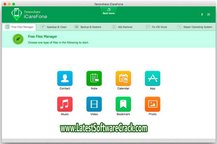 Tenorshare iCareFone 8.4.2.9 Free Download With Crack