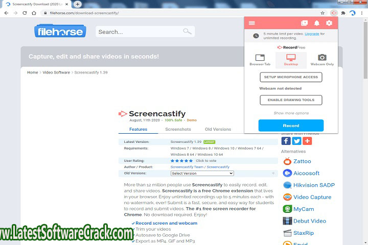 Win Screen Recorder 2022 9.9.9.8 Free Download with Crack