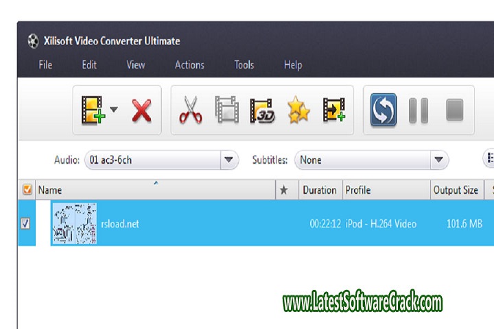 Xilisoft Video Converter Ultimate 7.8.26 Build 20220609 Free Download with Crack