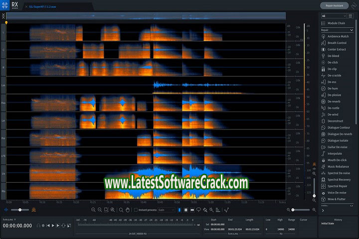 iZotope RX 10 Audio Editor Advanced 10.2.0 Free Download with Crack