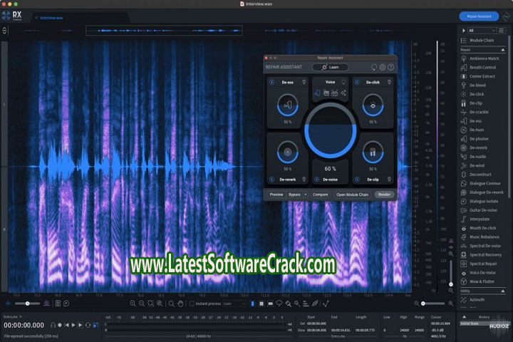 iZotope RX 10 Audio Editor Advanced 10.2.0 Free Download with Patch