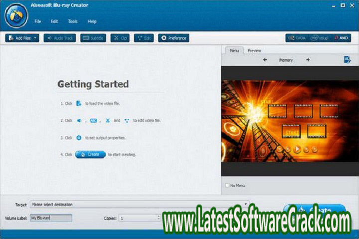Aisee soft Blu-ray Creator 1.1.16 Free Download with Crack