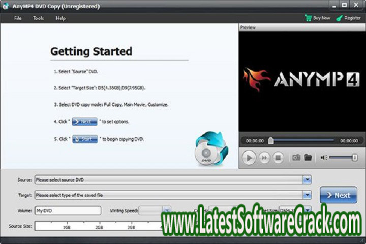Any MP4 DVD Copy 3.1.70 Free Download with Crack