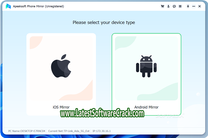 Apeaksoft Phone Mirror 1.0.12 Free Download With Crack