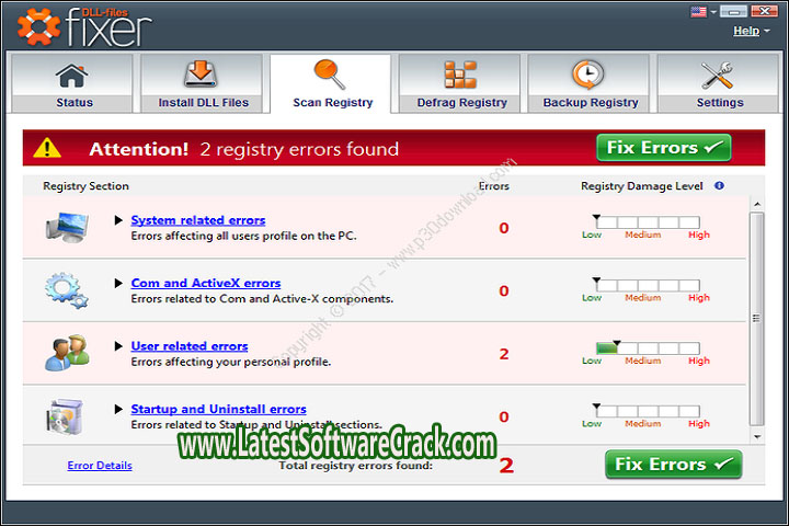 DLL Files Fixer 3.3.91.3080 Multilingual Free Download with Crack
