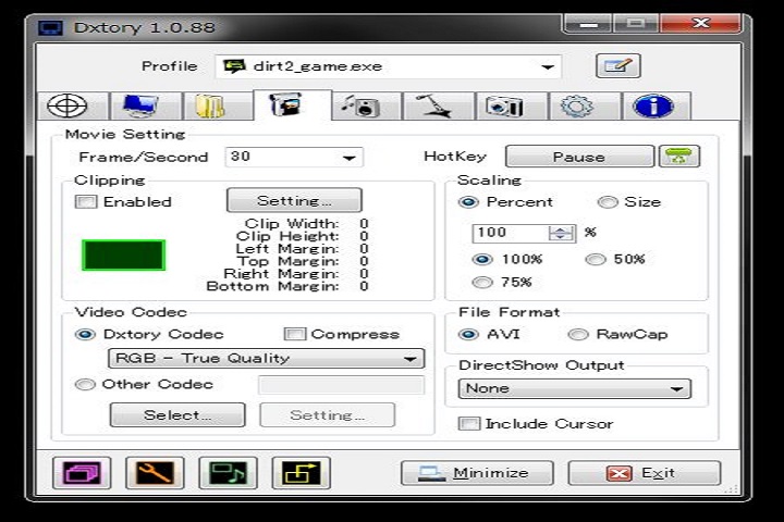 Dxtory Setup 2.0.127 Free Download with Crack