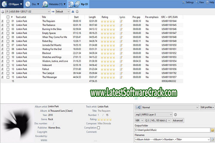 EZ CD Audio Converter 10.1.2.1 Free Download With Patch