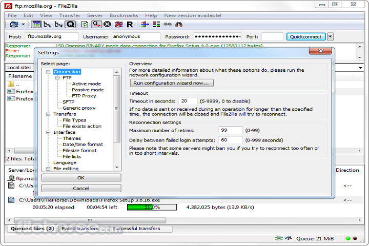 File Zilla 3.7.3 win 32-setup Free Download with Crack