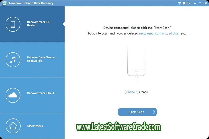 FonePaw iPhone Data Recovery 9.5 Free Download with Crack