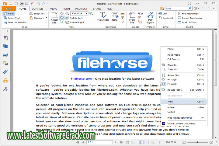Foxit Reader 93 enu Setup Clean 9.3.010826 Free Download with Patch