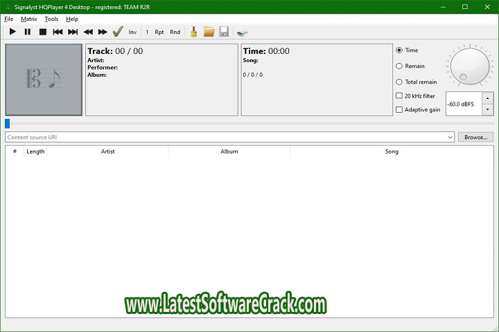 HQPlayer Desktop 4.19.3 Free Download With Crack